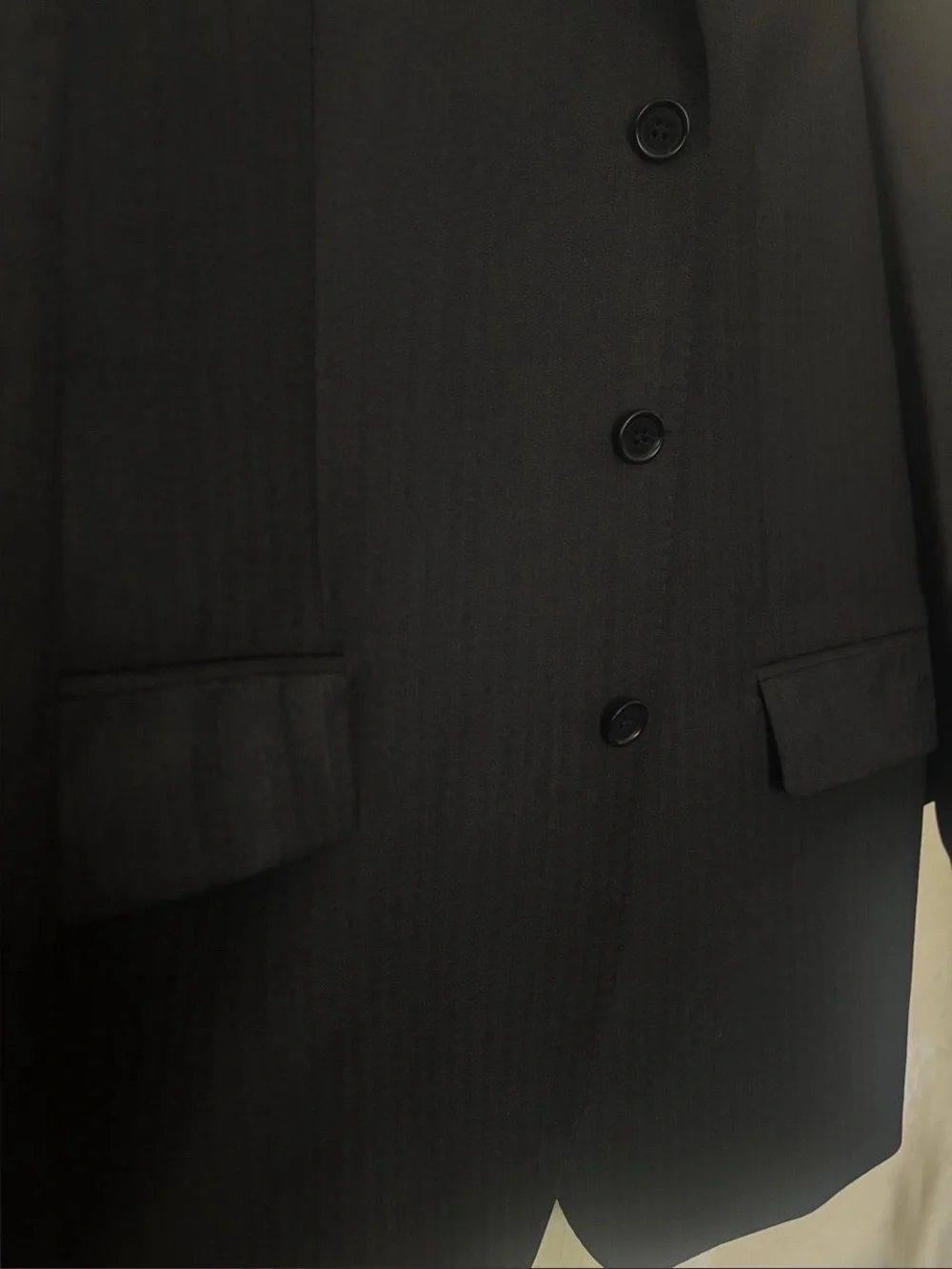Zegna Trofeo Charcoal Pinstripe Suit